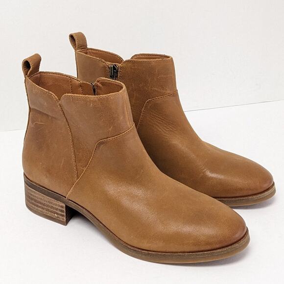 Lucky Brand Prenma Ankle Boots, Tan Leather, Women's 8 M - Picture 1 of 7